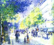 Pierre Renoir Les Grands Boulevards oil painting